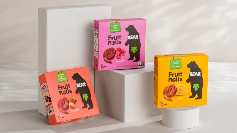 Packshot Bear fruit rolls