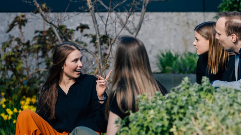 Young graduates of 2020 in our HQ in Belgium - profile view